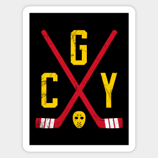 CGY Retro Sticks - Black Sticker